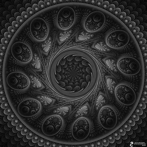 Counterclockwise Mandala Artwork By James Alan Smith Fractal Art