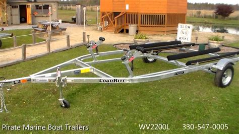 Load Rite Wv2200l By Pirate Marine Boat Trailers Youtube