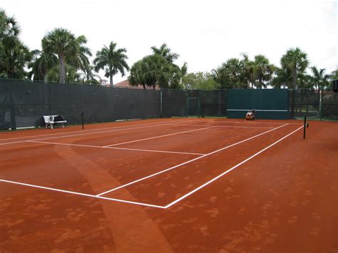 Overall clay tennis courts are just one of the many types of surfaces that i will be discussing throughout the course of this blog and we will examine the history behind these amazing creations. European Red Clay Tennis Court a Success at St. Andrews Co ...