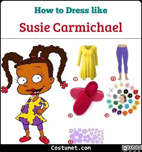 Costume Suzie Carmichael From The Rugrats Worn By Nat