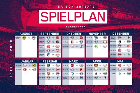 Hänge es bei dir zuhause oder im büro auf und teile den tipps mit deinen freunden und kollegen. Bundesliga-Spielplan-2018-2019