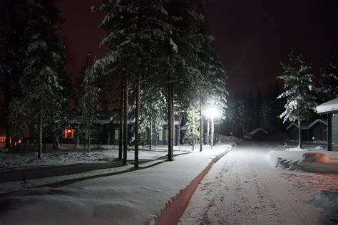 Nature Landscapes Winter Seasons Snow Roads Houses Architecture