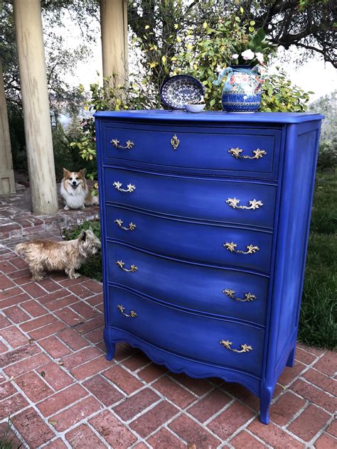 Camel rustic painting 45x45 inches, mixed media: Vintage Bassett dresser painted in a custom mix of Annie ...