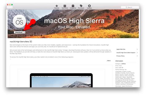 Mac Os X High Sierra Installer Download Newplate