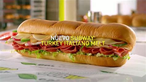 Subway Turkey Italiano Melt Tv Commercial Delicioso Ispottv