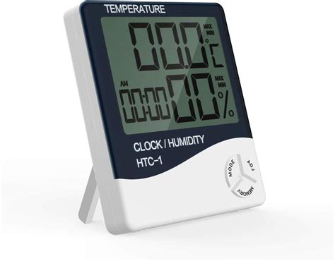 Kd Htc 1 Multifunction Digital Thermometer Humidity Gauge Clock With