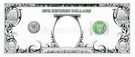 One Hundred Dollar Bill Cartoon Money Artistic One Hundred Dollar
