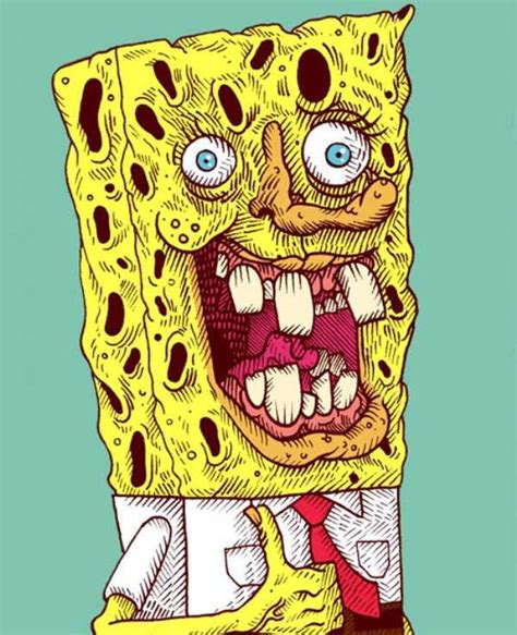 23 Highly Disturbing Pieces Of Spongebob Fan Art Klykercom