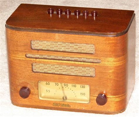 Vintage Rca Wood Table Radio With Push Buttons Model 95x1 Flickr Le