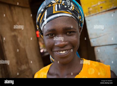 A Young African Girl In Kampala Uganda Stock Photo Alamy
