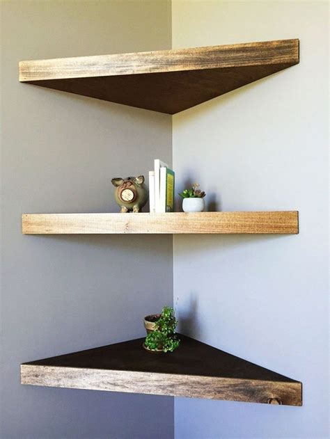 20 Creative Floating Corner Shelves For Living Room Organization Ideas