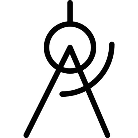 Compasses can be used for mathematics, drafting, navigation and other purposes. Free Icon | Compass drawing tool, ios 7 interface symbol