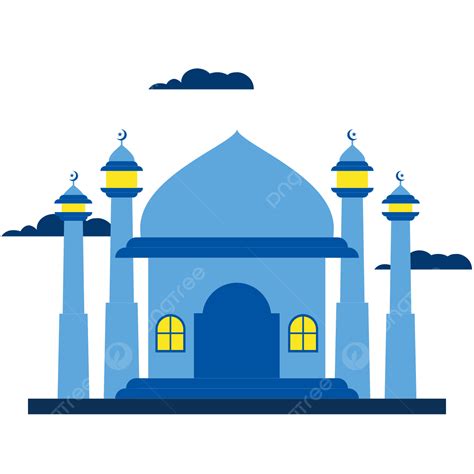Mosques Clipart Png Images Ramadan Mosque In Flat Design Illustration