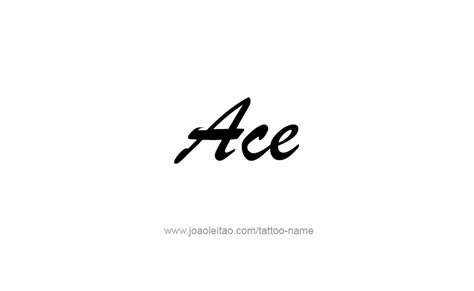 Ace Name Tattoo Designs Name Tattoo Name Tattoo Designs Ace Tattoo