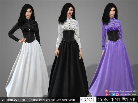 The Sims Resource Victorian Gothic Dress