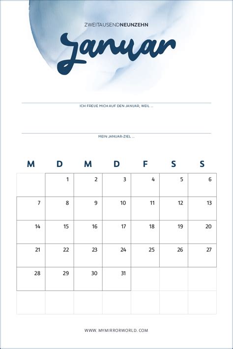 Wir bieten diese halbjahreskalender zum ausdrucken an: Kalender 2019 zum Ausdrucken - inkl. Anleitung für mehr ...