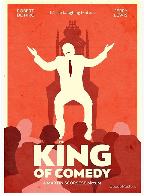 The King Of Comedy Fan Art Movie Poster Poster By Goodeposters
