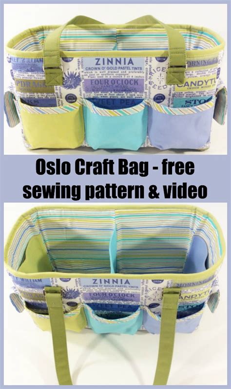 Oslo Craft Bag Free Sewing Pattern And Video Sew Modern Bags