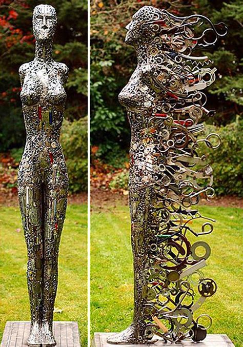 Self Taught American Artist Turns Reclaimed Materials Into Breathtaking Sculptures Pics