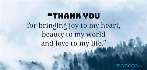 thank you quotes “thank you for bringing joy to my heart