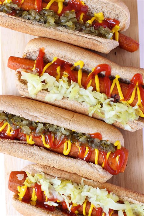 And what are they actually made out of anyway? Vegan Carrot Hot Dogs | The Mostly Vegan