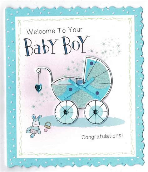 New baby boy greeting card. New Baby Boy Card 'Welcome To Your Baby Boy' | eBay