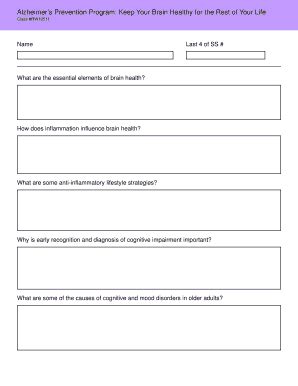 healthy lifestyle questionnaire for students - Edit, Print ...