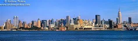 Panoramic Skyline Of New York City From Hoboken Day Fine Art Photo