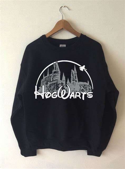 Hogwarts Sweatshirt Harry Potter Sweater High By Tmeprinting Hogwarts