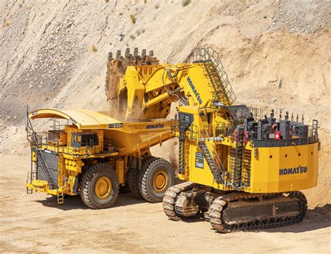 Komatsu In Advanced Development Of Teleremote Pc7000 Mining Shovel