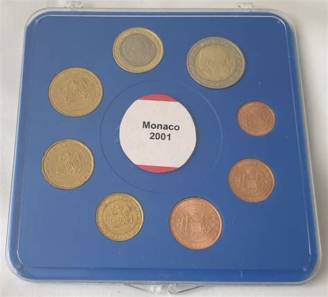 Monaco Muntset 1 Cent Tm 2 Euro 2001 Catawiki