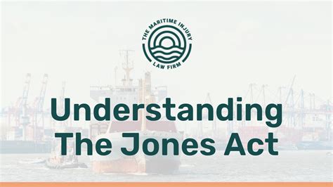 Understanding The Jones Act And Compensation For Injured Seamen
