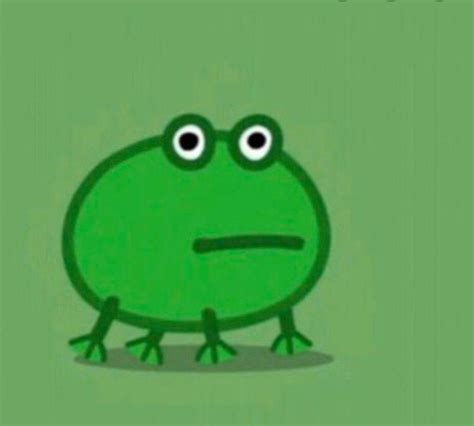 That Froggie From Peppa Pig Frog Meme Frog Wallpaper Frog Pictures