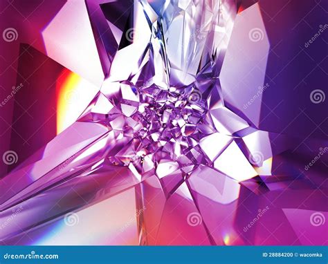 Abstract Purple Crystal Background Stock Photo Image 28884200