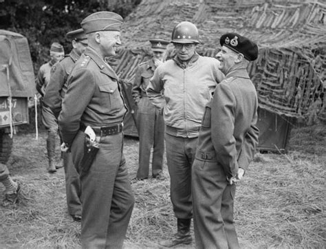Patton And Montgomery Fighting The Nazi Army And One Another