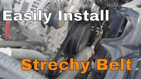 How To Install A Stretch Belt Replacing The Ac Belt For Gm 2014 To