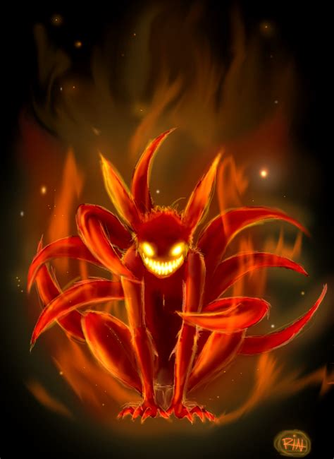 Demon Fox By Bloodlinev On Deviantart