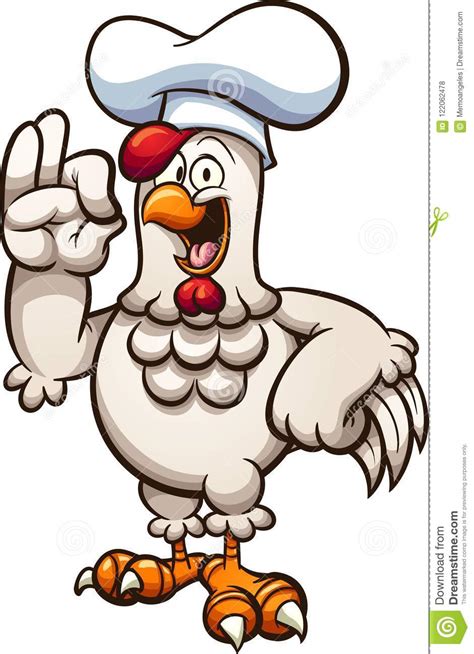 Cartoon Chicken Chef Stock Illustrations 1404 Cartoon