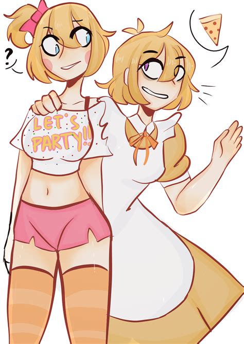 Chica Toy Chica Human Version 🐤🐤 Peachyloaf Oofline Illustrations Art Street