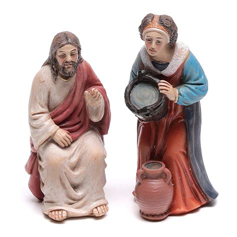 Le Puits De Jacob Et La Samaritaine - Scène Passion Jésus-Christ et la Samaritaine au puits de | vente en
