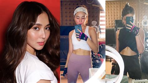 look kathryn bernardo shows fit quarantine body encourages fans to work out inquirer