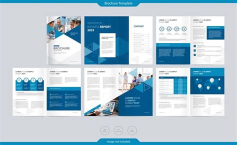 Premium Vector Business Company Profile Brochure Layout Design Template