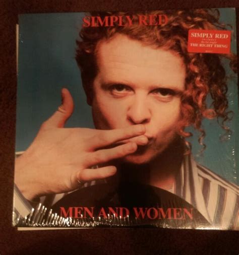 Simply Redmen And Women Vinyl 1987 Elektralp Used Org Album In