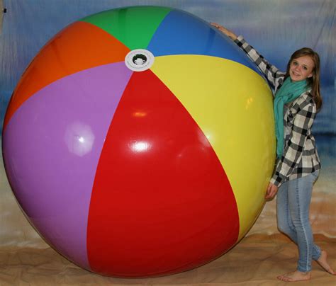 An amazon review for a giant inflatable beach ball reveals the dangers of buying a giant inflatable beach ball. GIANT 6` Inflatable 7 Color Beach Ball `HEAVY DUTY` Huge ...