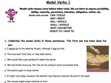 Will you be able to? Modal Verbs Activities Ks2 - What Is An Auxiliary Verb ...