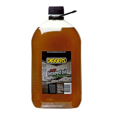 diggers 4l raw linseed oil bunnings warehouse
