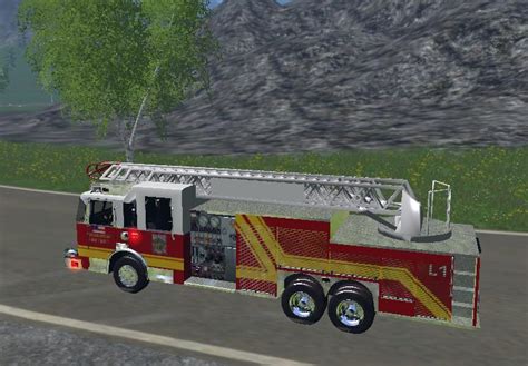 Free Download Farming Simulator 17 American Fire Truck Mods Coolqup