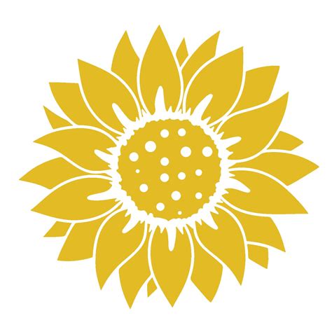 Sunflower Svg Files For Cricut Sunflower Svg Bundle Flower Etsy My