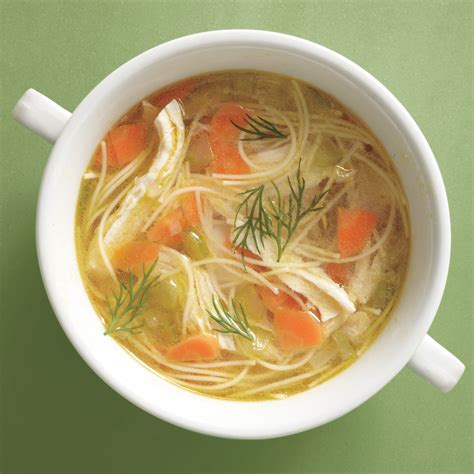 Classic chicken noodle soup made with big pieces of chicken meat with no antibiotics, chunks of quality vegetables and enriched egg noodles. Chicken Noodle Soup