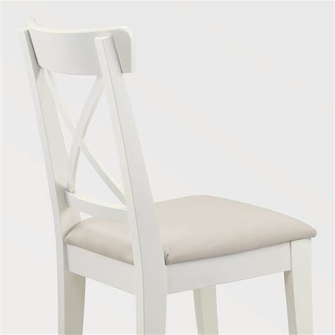 Unboxing now ikea ingolf stuhl in weiß; INGOLF Stuhl, weiß/Hallarp beige - IKEA Österreich